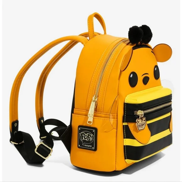 Loungefly Funko Pop! Disney Winnie the Pooh Bee Mini Backpack - Picture 3 of 11